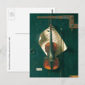 Old Violin stille Life van William Michael Harnett Briefkaart (Voorkant / Achterkant)