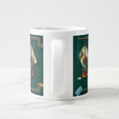 Old Violin stille Life van William Michael Harnett Grote Koffiekop (Achterkant)