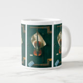 Old Violin stille Life van William Michael Harnett Grote Koffiekop (Voorkant rechts)