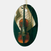 Old Violin stille Life van William Michael Harnett Keramisch Ornament (Rechts)
