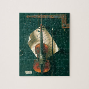 Old Violin stille Life van William Michael Harnett Legpuzzel
