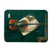 Old Violin stille Life van William Michael Harnett Magneet (Horizontaal)