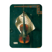 Old Violin stille Life van William Michael Harnett Magneet (Verticaal)