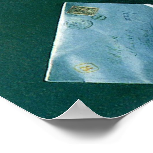 Old Violin stille Life van William Michael Harnett Poster (Hoek)