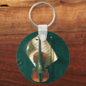 Old Violin stille Life van William Michael Harnett Sleutelhanger (Voorkant)