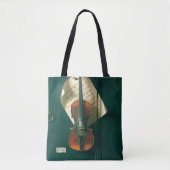 Old Violin stille Life van William Michael Harnett Tote Bag (Voorkant)