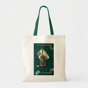 Old Violin stille Life van William Michael Harnett Tote Bag