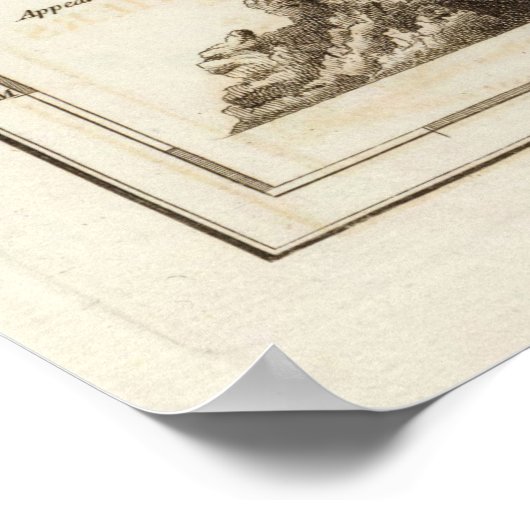 Old Virgin Islands Map (1775) St Thomas, St Croix Poster (Hoek)