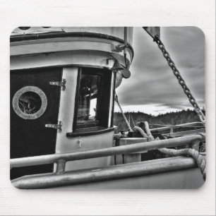 Old Vissen Boat Forecabin Mousepad Muismat