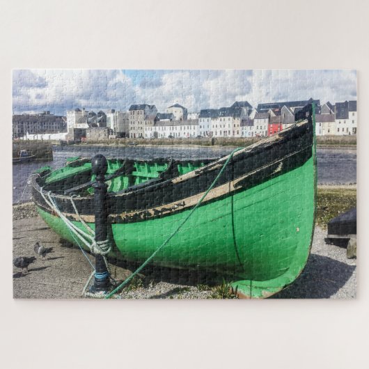 Old Vissen Boat Galway Ireland. Legpuzzel (Horizontaal)