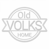 Old VOLKS Home Sticker (Voorkant)