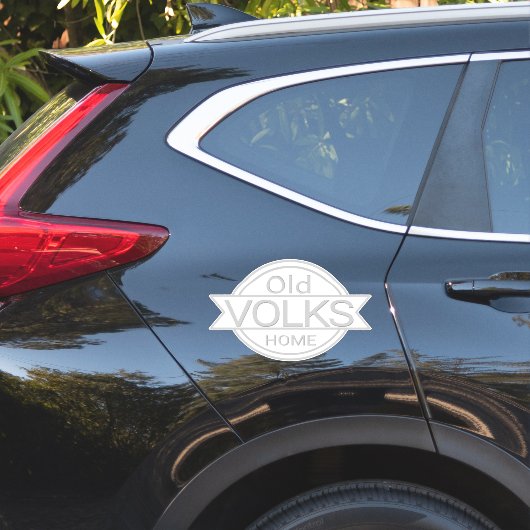 Old VOLKS Home Sticker (Auto Zijkant)
