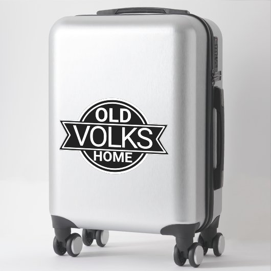 Old VOLKS Home Sticker (Koffer)