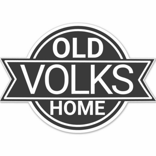 Old VOLKS Home Sticker (Voorkant)