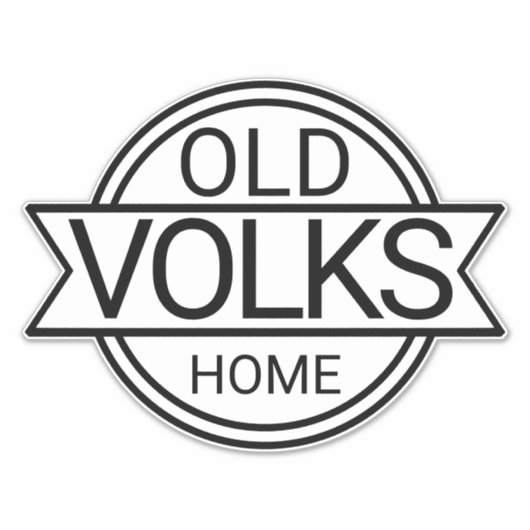 Old VOLKS Home Sticker (Voorkant)