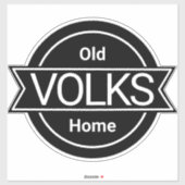 Old VOLKS Home Sticker (Vel)