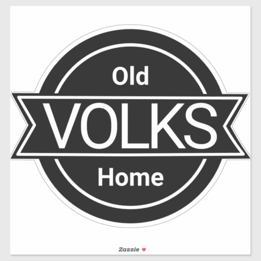 Old VOLKS Home Sticker (Vel)