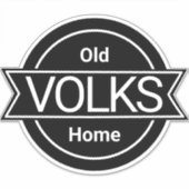 Old VOLKS Home Sticker (Voorkant)