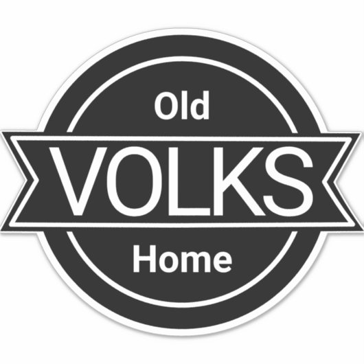Old VOLKS Home Sticker (Voorkant)