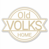 Old VOLKS Home Sticker (Voorkant)