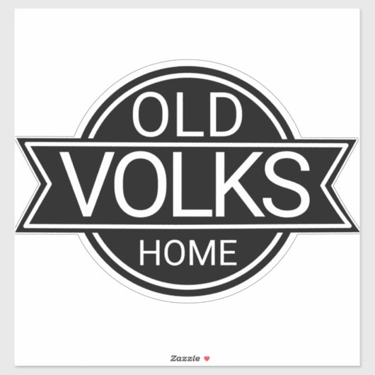 Old VOLKS Home Sticker (Vel)