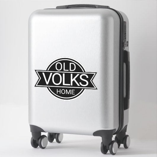 Old VOLKS Home Sticker (Koffer)