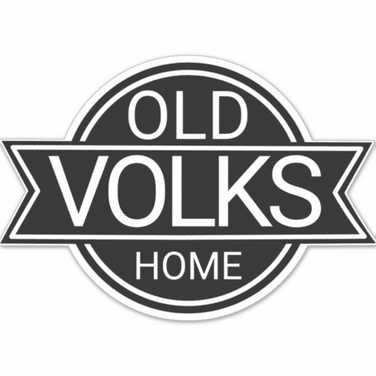 Old VOLKS Home Sticker (Voorkant)