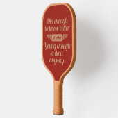 Old vs. Young custom monogram Pickleball Paddle (Links)