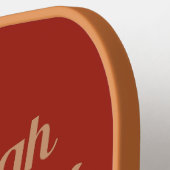 Old vs. Young custom monogram Pickleball Paddle (Links Detail)