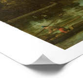Old Walton's Bridge, 1755 (olie op canvas) Poster (Hoek)