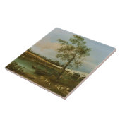 Old Walton's Bridge, 1755 (olie op canvas) Tegeltje (Zijkant)