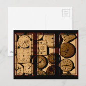 Old Watch Triptych Briefkaart (Voorkant / Achterkant)