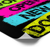 Old Ways Won't Open New Doors Motivational Quotes Poster (Hoek)