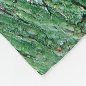 Old Weathered Painted Green Wood Background Textur Fleece Deken (Hoek)