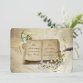 Old Wedding Album Kaart (Staand voorkant)