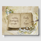 Old Wedding Album with Feather Pen Gastenboek (Voorkant)