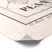 Old Wenen Austria Map (1849)  Wien Poster (Hoek)