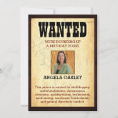 Old West 60th Birthday 🤠 Gezocht Poster Kaart (Voorkant)