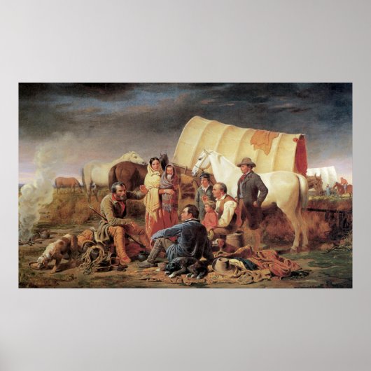 Old West Advice on the Prairie Art Print Poster (Voorkant)