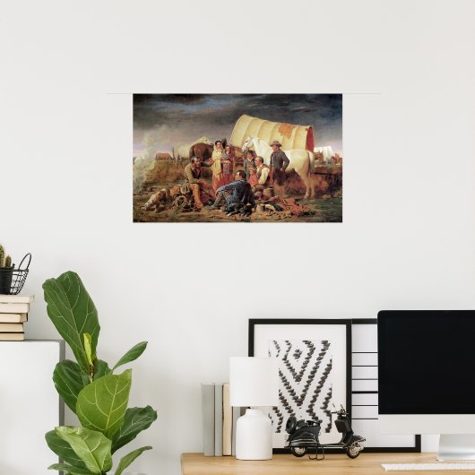 Old West Advice on the Prairie Art Print Poster (Thuiskantoor)