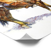 Old West Arizona Horse & Cowboy Art Print Poster (Hoek)