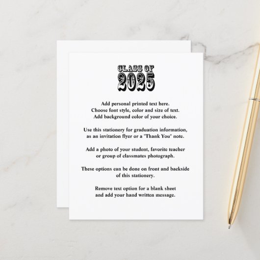 Old West Class van het Afstuderen 2025 (Voorkant / Achterkant in situ)