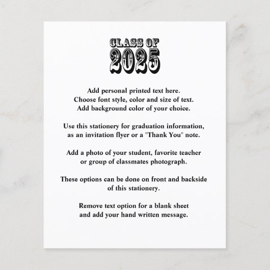 Old West Class van het Afstuderen 2025 (Voorkant)