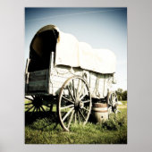 Old West Covered Wagon 04 Poster (Voorkant)