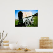 Old West Covered Wagon 2 Poster (Keuken)
