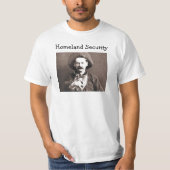 Old West Cowboy Homeland Security T Shirt (Voorkant)
