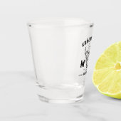 Old West Cowboy Personalized Groomsmen Monogram Shot Glas (Links)