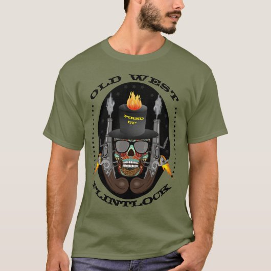 Old West "Fired Up" Flintlock T-shirt (Voorkant)