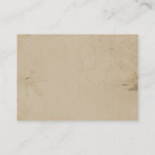 Old West Geïnspireerde Table Place Card Plaatskaartje (Achterkant)