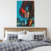 Old West Gunslinger Cowboy Canvas Afdruk (Insitu (Slaapkamer))